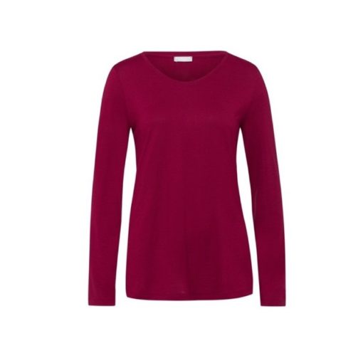 Hanro Sleep & Lounge shirt Burgundy