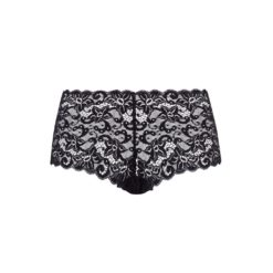 Hanro Moments Boyleg slip zwart & wit