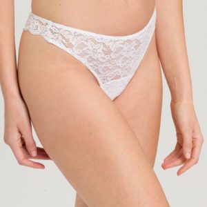 Hanro Moments string zwart & wit - Afbeelding 6