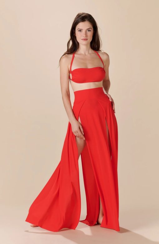 Pain de Sucre Jax long slit skirt Rouge - Afbeelding 2