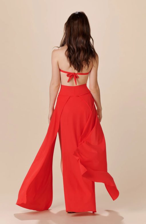 Pain de Sucre Jax long slit skirt Rouge - Afbeelding 4