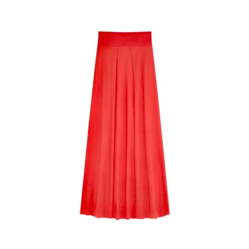 Pain de Sucre Jax long slit skirt Rouge