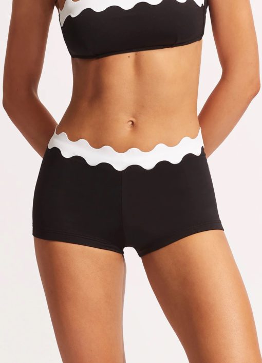 Seafolly Gia Ric Rac Boyleg - Afbeelding 2