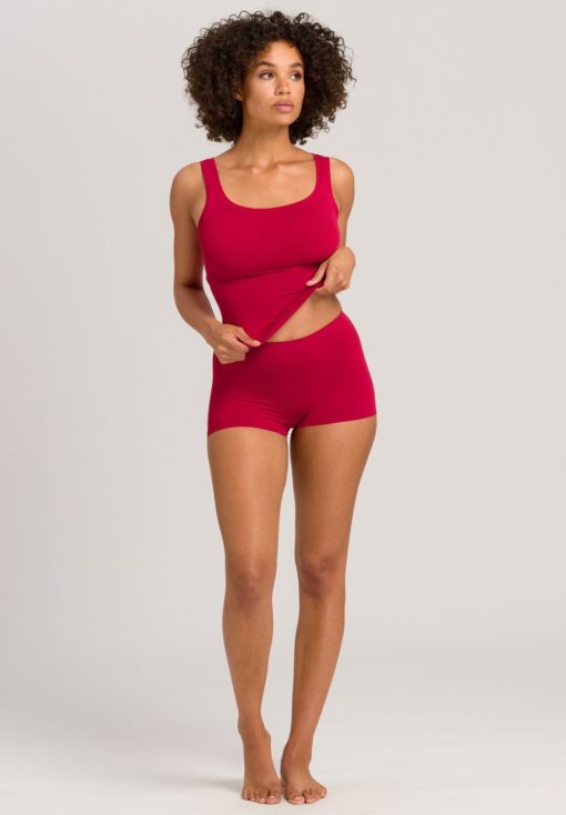 Hanro Touch Feeling short garnet red - Afbeelding 5