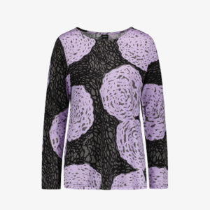 Nanso Selja pyjamaset Zwart-lila & Zwart-beige - Afbeelding 4