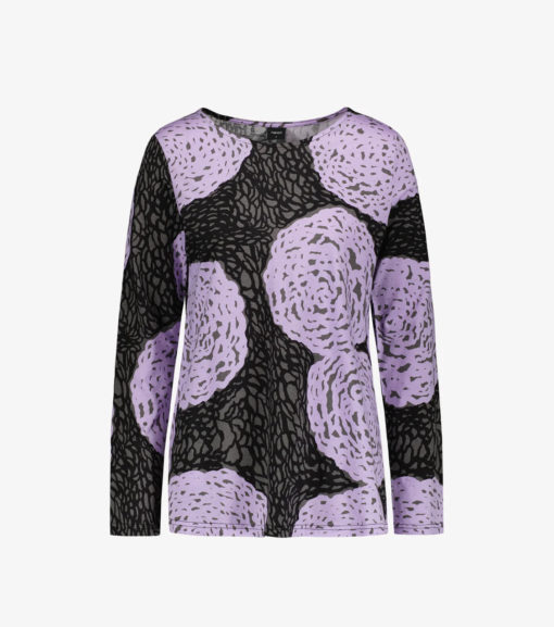Nanso Selja pyjamaset Zwart-lila & Zwart-beige - Afbeelding 4
