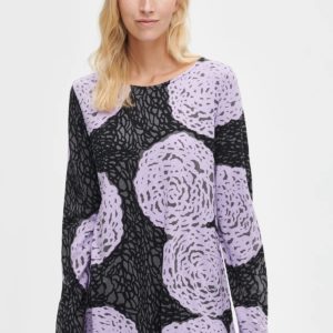 Nanso Selja pyjamaset Zwart-lila & Zwart-beige - Afbeelding 2