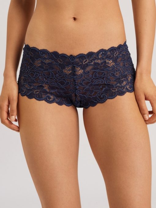 Hanro Moments Boyleg slip Deep Navy - Afbeelding 2