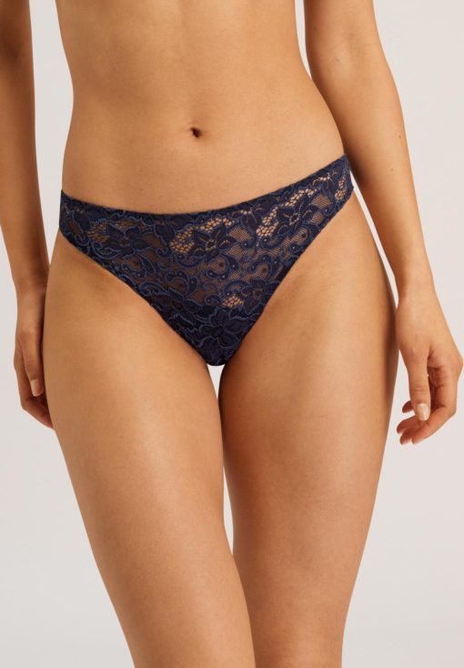 Hanro Moments string Deep Navy - Afbeelding 2