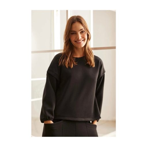 Ysabel Mora loungewear black sweater