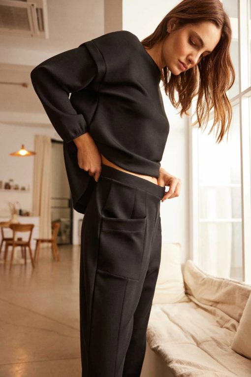 Ysabel Mora loungewear black sweater - Afbeelding 6