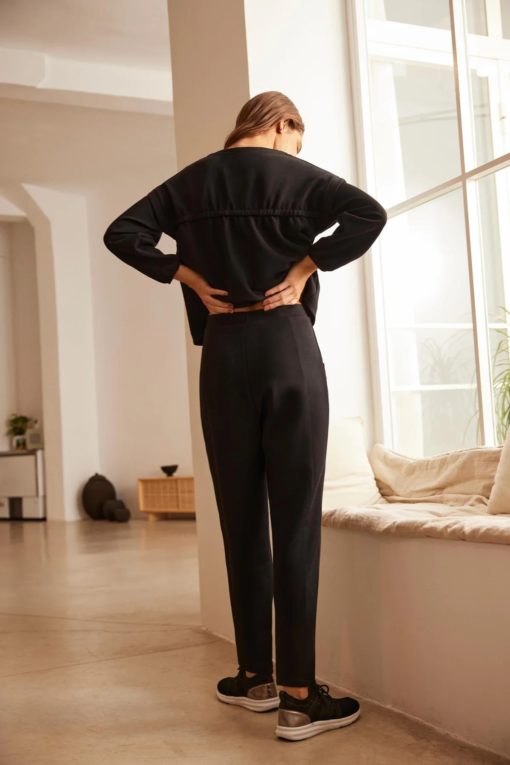 Ysabel Mora loungewear black sweater - Afbeelding 5