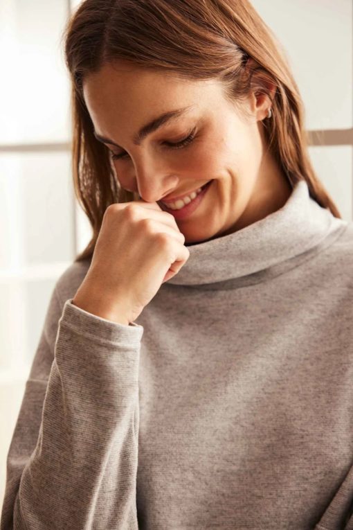 Ysabel Mora loungewear grey sweater - Afbeelding 4
