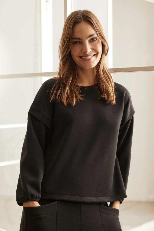 Ysabel Mora loungewear black sweater - Afbeelding 3