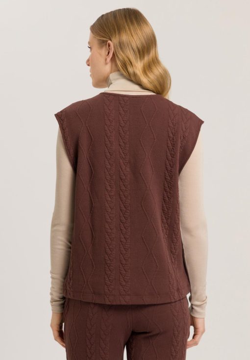 Hanro Pure Comfort spencer Chocolate Chip - Afbeelding 3