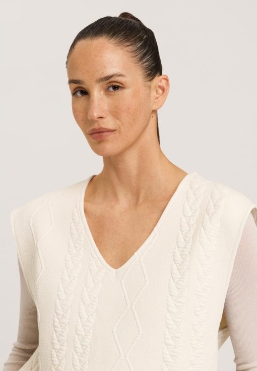 Hanro Pure Comfort Spencer Warm Sand - Afbeelding 3
