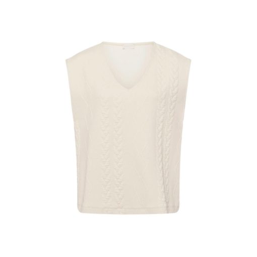 Hanro Pure Comfort Spencer Warm Sand