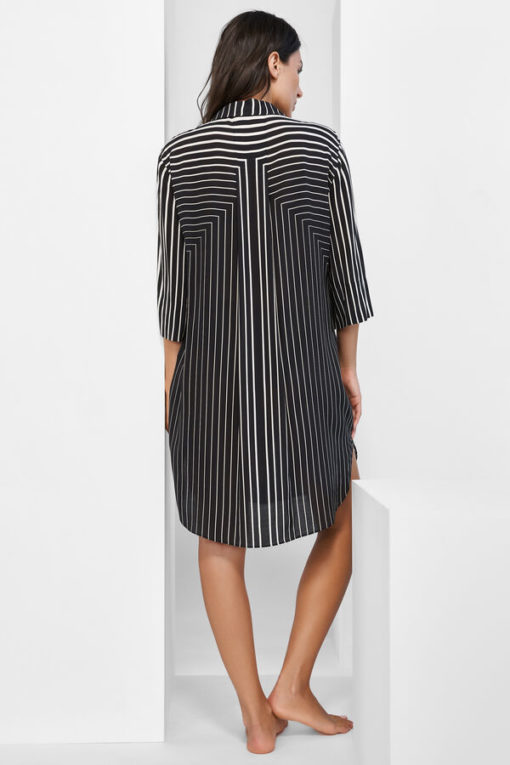 Maryan Mehlhorn Allusions tuniek Black & White - Afbeelding 3