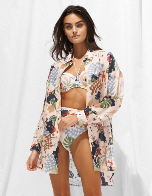 Watercult Seaside Tales blouse Riviera Mix - Afbeelding 2