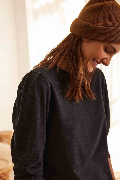 Ysabel Mora loungewear sweater Antraciet - Afbeelding 2