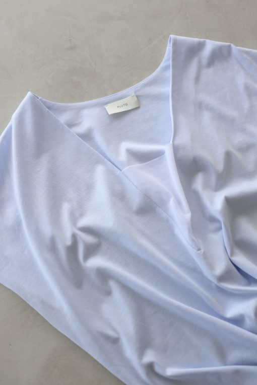Pluto Fine nightshirt Soft Blue/White - Afbeelding 3