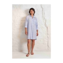 Pluto blouse Iene blue stripes