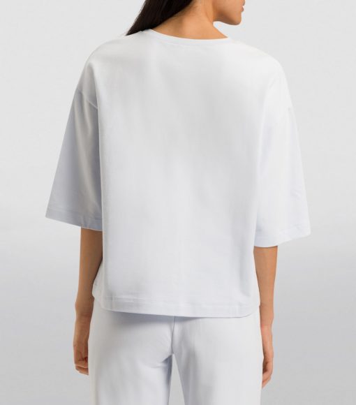 Hanro Natural Living sweatshirt Powder Blue - Afbeelding 3