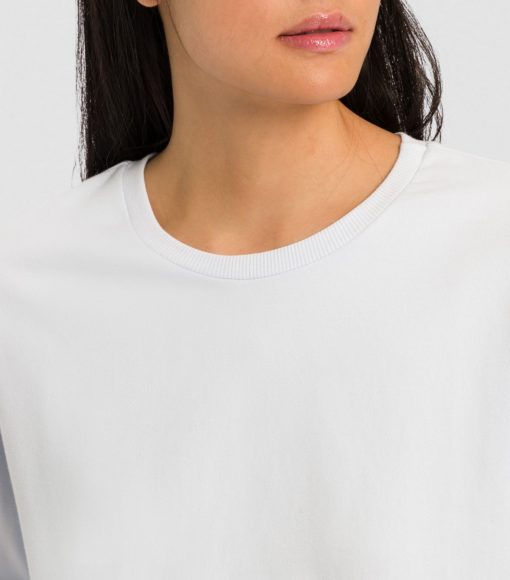 Hanro Natural Living sweatshirt Powder Blue - Afbeelding 4