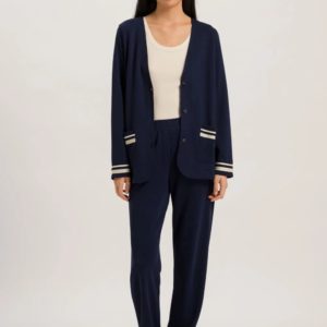 Hanro Madeleine Long Pants Deep Navy - Afbeelding 5