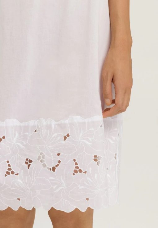 Hanro Clara Speghetti Dress Wit - Afbeelding 4