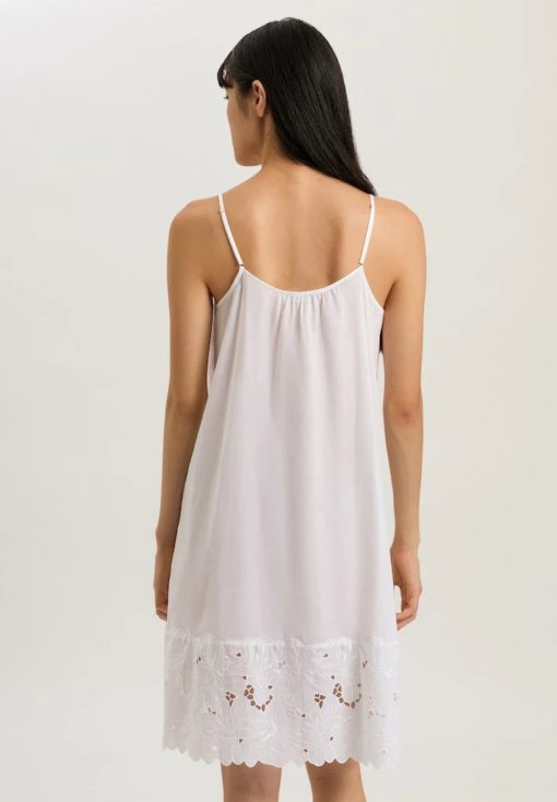 Hanro Clara Speghetti Dress Wit - Afbeelding 3