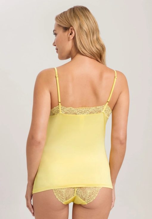 Hanro Josephine spaghetti top Limelight - Afbeelding 3