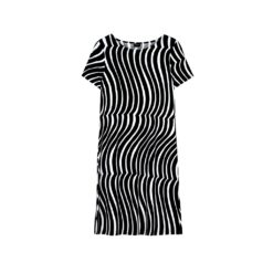 Nanso Dyyni big shirt zwart-wit