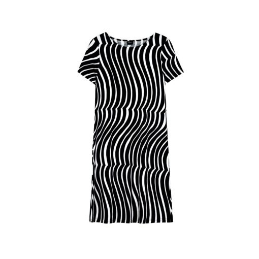 Nanso Dyyni big shirt zwart-wit