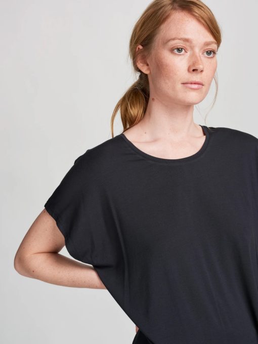 Nanso Hento pyjama shirt zwart - Afbeelding 2
