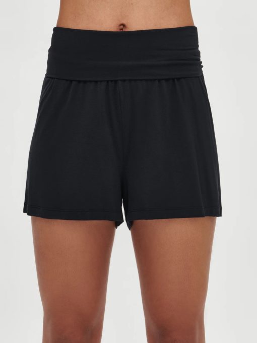 Nanso Hento pyjama short zwart - Afbeelding 3