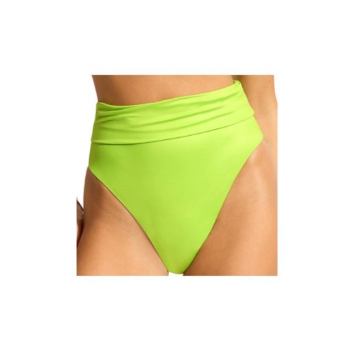 Seafolly Soleil waisted bikinislip Jasmin Green