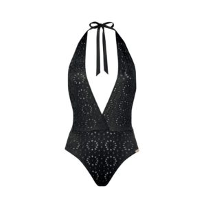 Watercult Riviera Notes low swimsuit Deep Black