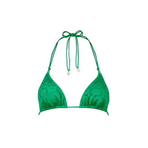 Watercult Riviera Notes bikini top Green Flare