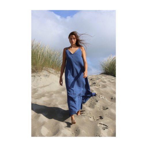 Pluto long dress Elore Light Denim
