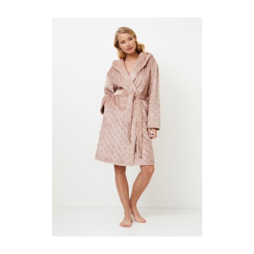 Aruelle badjas Lara Dots Taupe-Pink