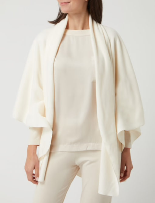 Pluto Peony Poncho ivoor - Afbeelding 2