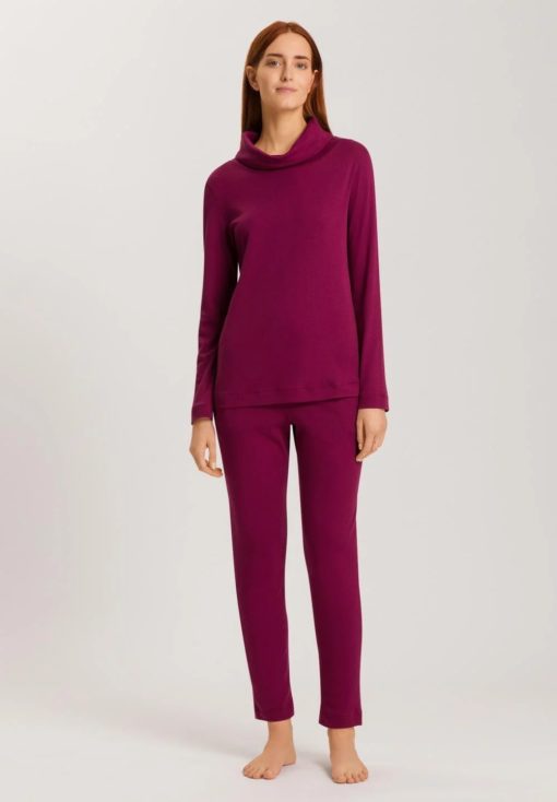 Hanro homesuit Agatha Deep Poppy - Afbeelding 2