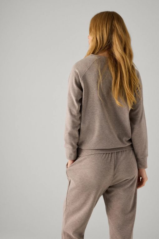 Ysabel Mora loungewear sweater sand - Afbeelding 2