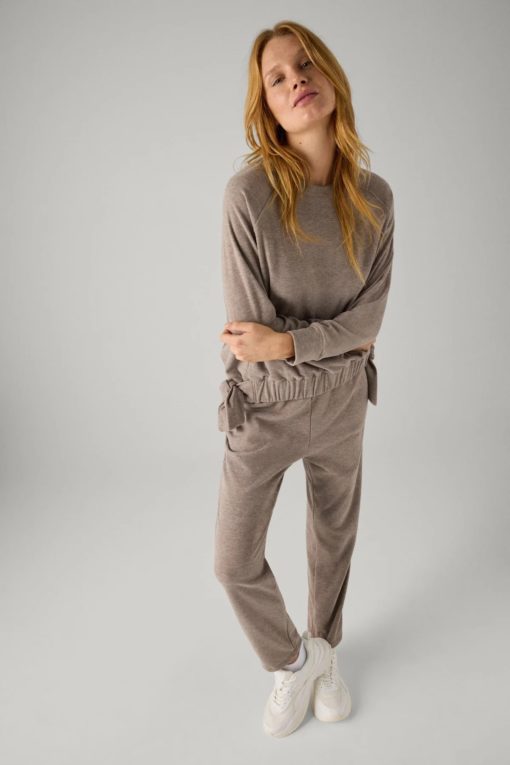 Ysabel Mora loungewear sweater sand - Afbeelding 3