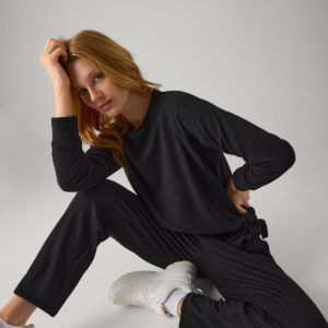 Ysabel Mora loungewear sweater donkergrijs - Afbeelding 6
