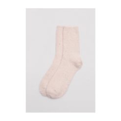 Ysabel Mora angora socks soft pink