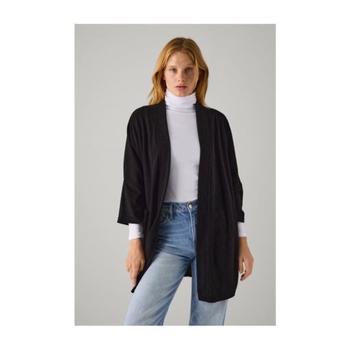 Ysabel Mora loungewear cardigan black