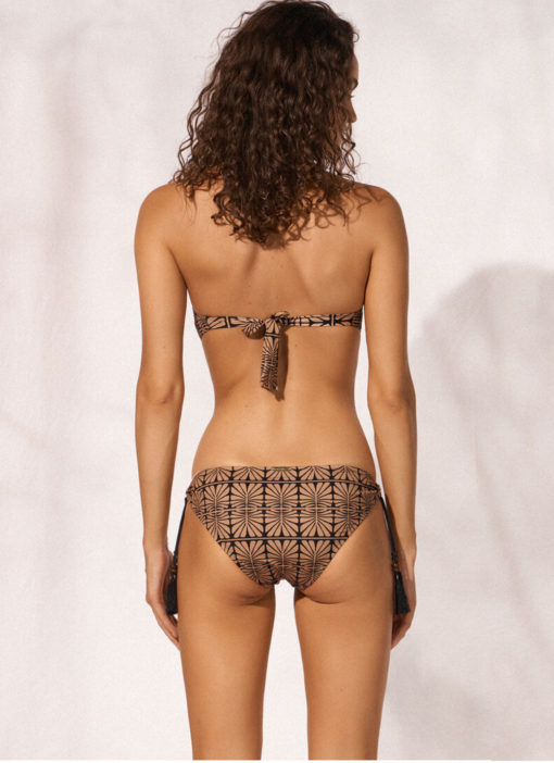 Watercult Artisan Vibe bikinislip Caramel-Black - Afbeelding 3