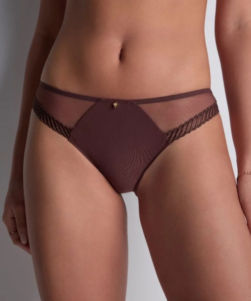 Aubade Sheer Emotion slip Sepia - Afbeelding 2